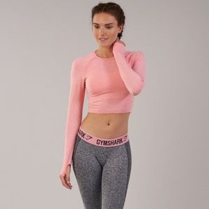 Gymshark VITAL SEAMLESS LONG SLEEVE CROP TOP